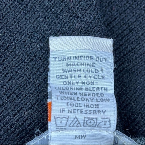 XL DOCKERS GREY BLACK CARDIGAN PULLOVER SWEATER LONG SLEEVE - Picture 8 of 8